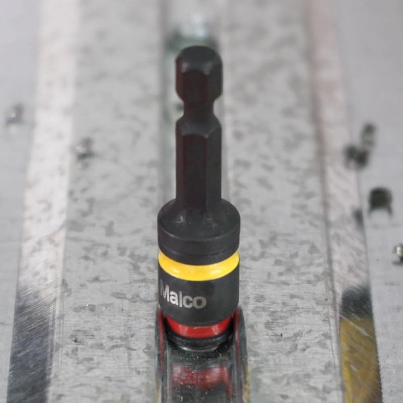 MALCO C-RHEX 1/4" & 5/16" SAE 2in Shaft Length, Cleanable, Reversible, Magnetic Hex Chuck Driver| Bit-Tip & Zip-in Driver Bit | Magnetic Flip Bit Driver, Flip Socket Driver (MSHC) - Image 4